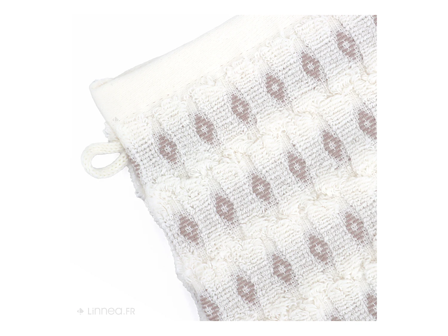 Lot de 2 gants de toilette 16x21 cm coton ESSENTIAL rose