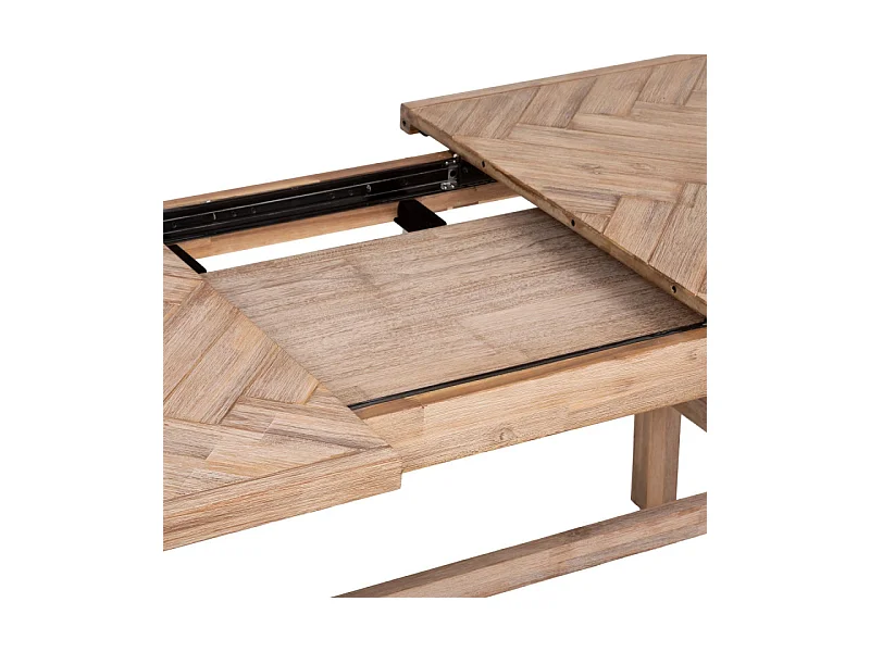 Table de Repas Extensible "Aeris" 180-220cm Beige