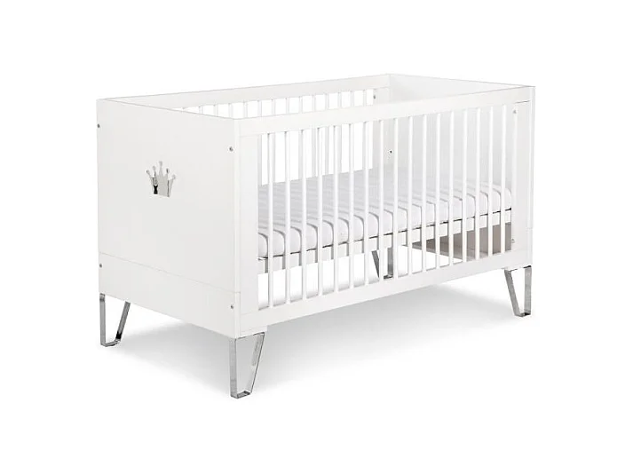 Lit bébé évolutif LittleSky by Klups Blanka - Blanc