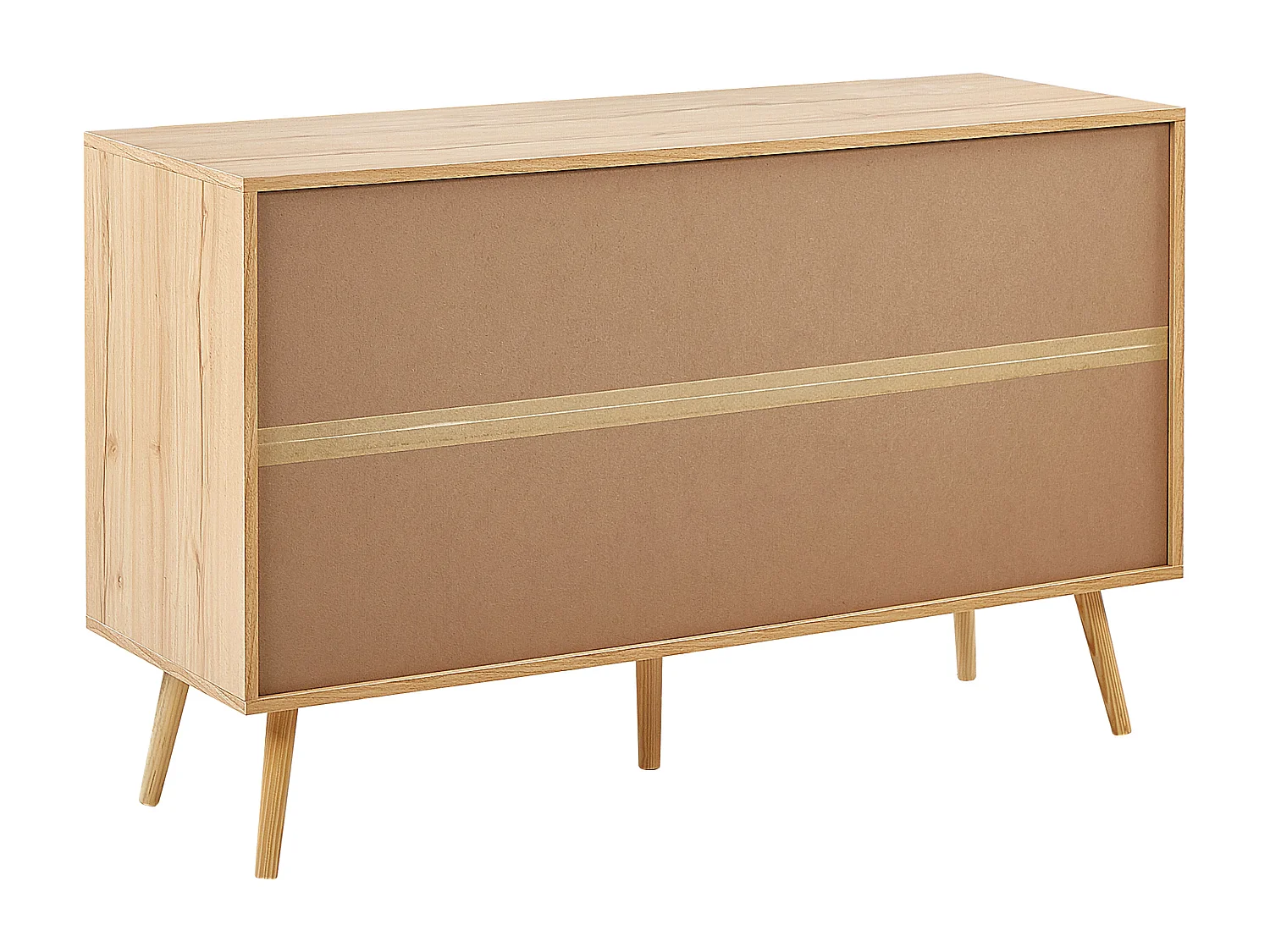 Commode à 6 tiroirs PEROTE Rotin Marron clair