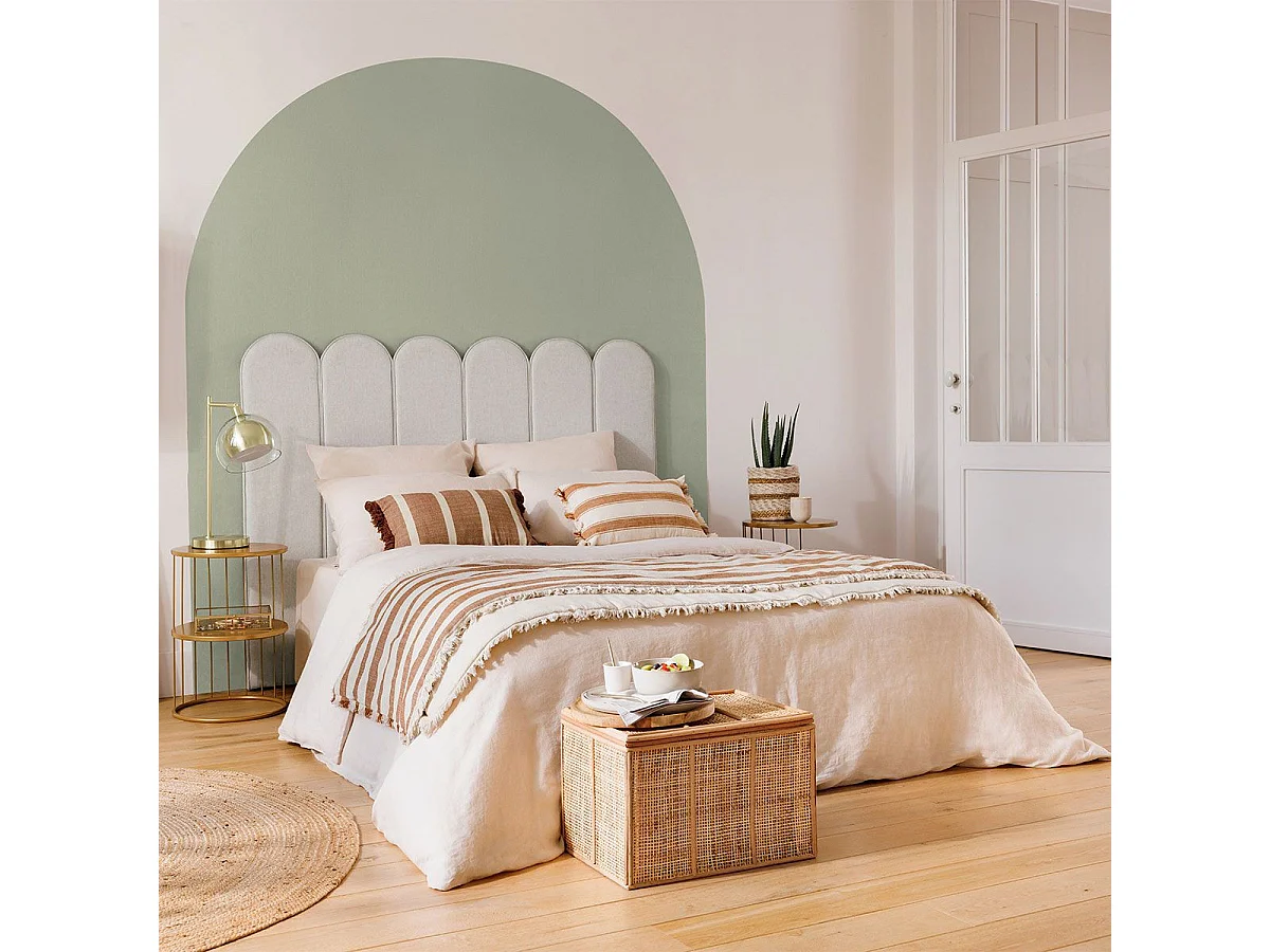 Lampe à poser en métal Doré et Verre H 48 cm