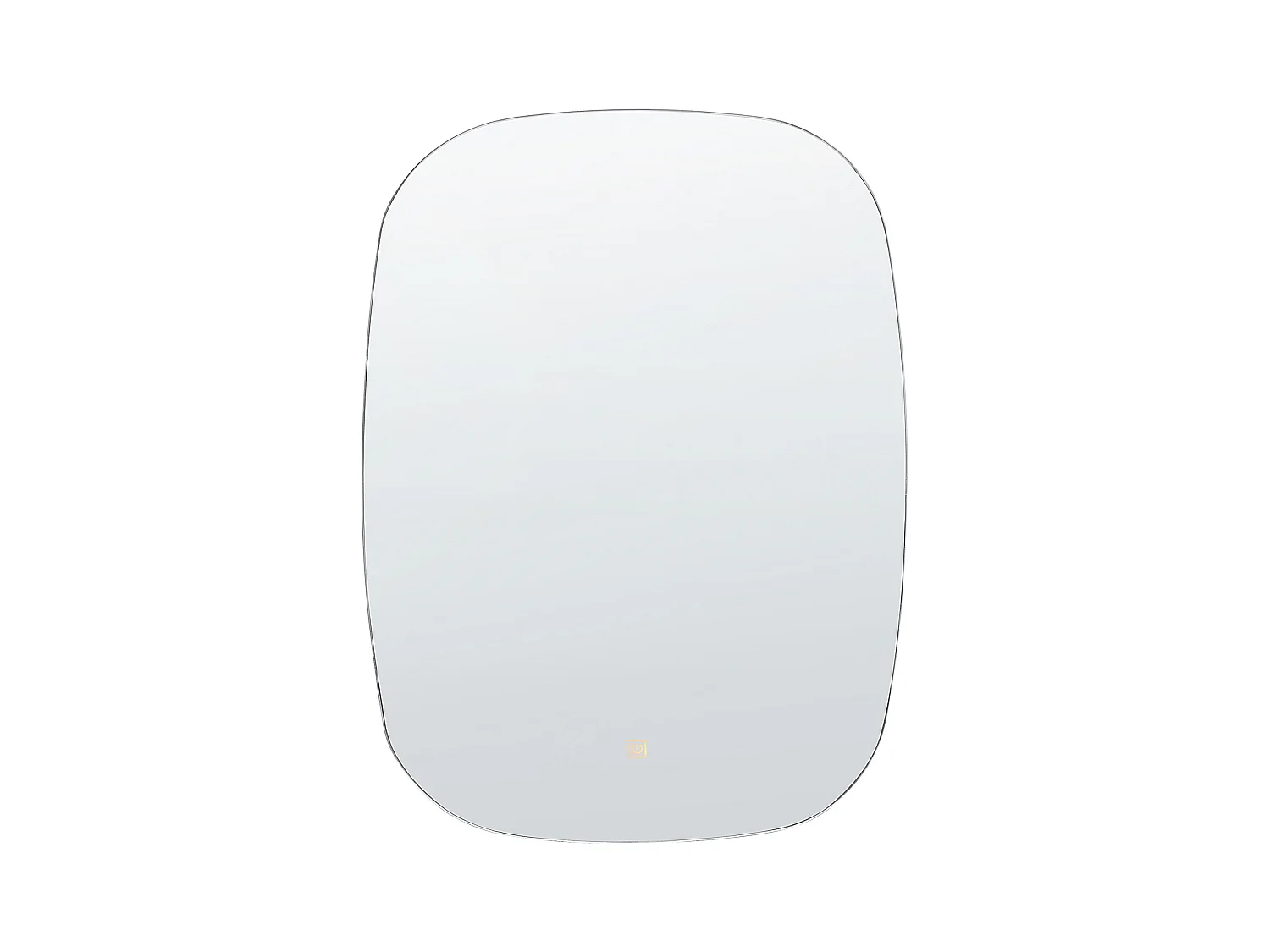 Miroir de salle de bain LED BERGERAC 58 cm 78 cm Argenté