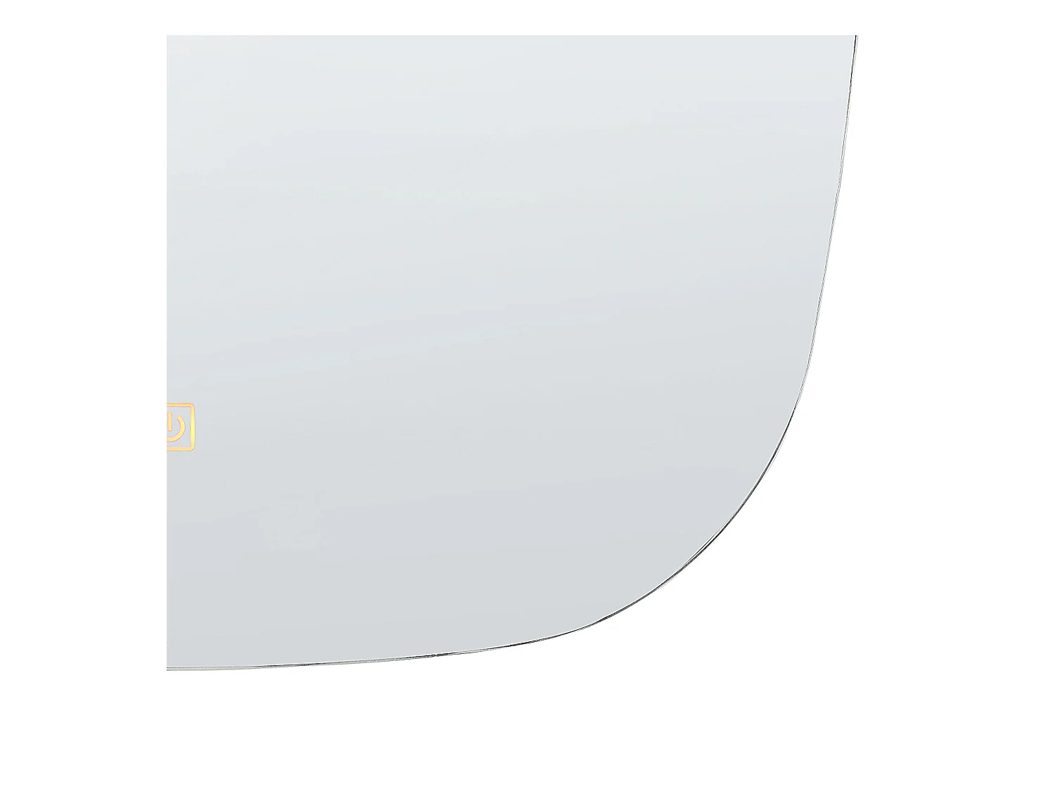 Miroir de salle de bain LED BERGERAC 58 cm 78 cm Argenté