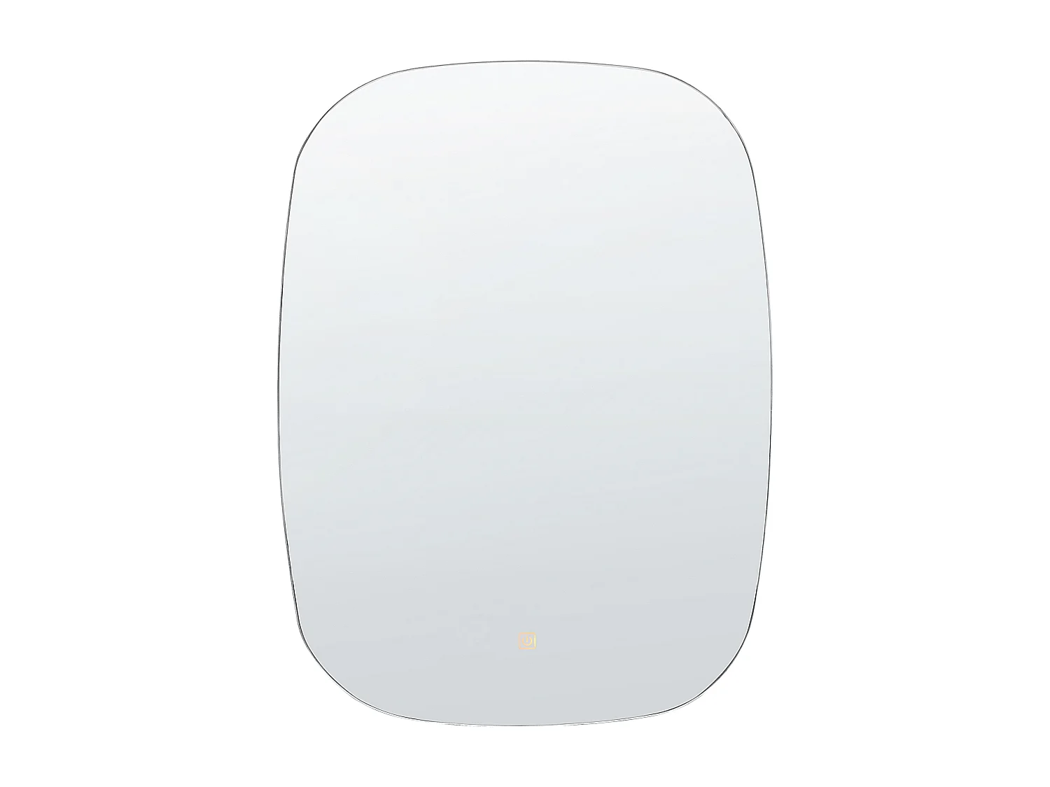 Miroir de salle de bain LED BERGERAC 58 cm 78 cm Argenté