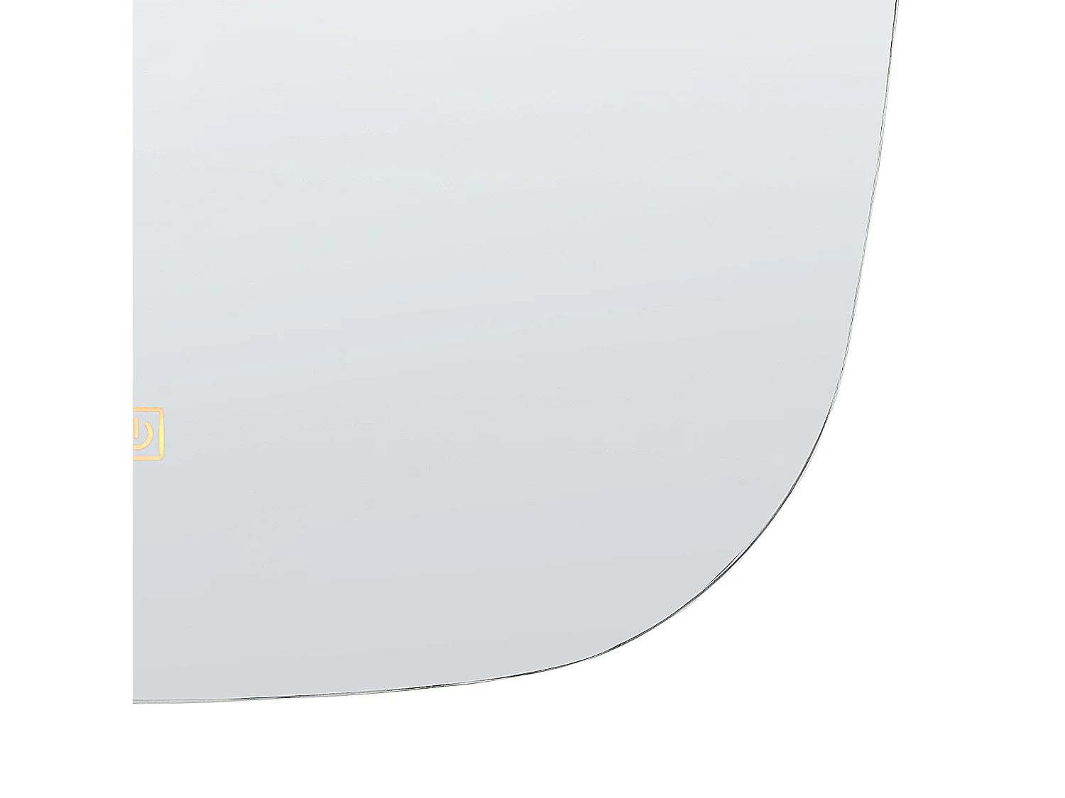 Miroir de salle de bain LED BERGERAC 58 cm 78 cm Argenté
