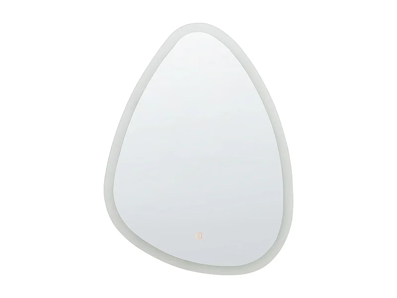 Espejo LED de baño BETHUNE 58 cm 78 cm Plateado