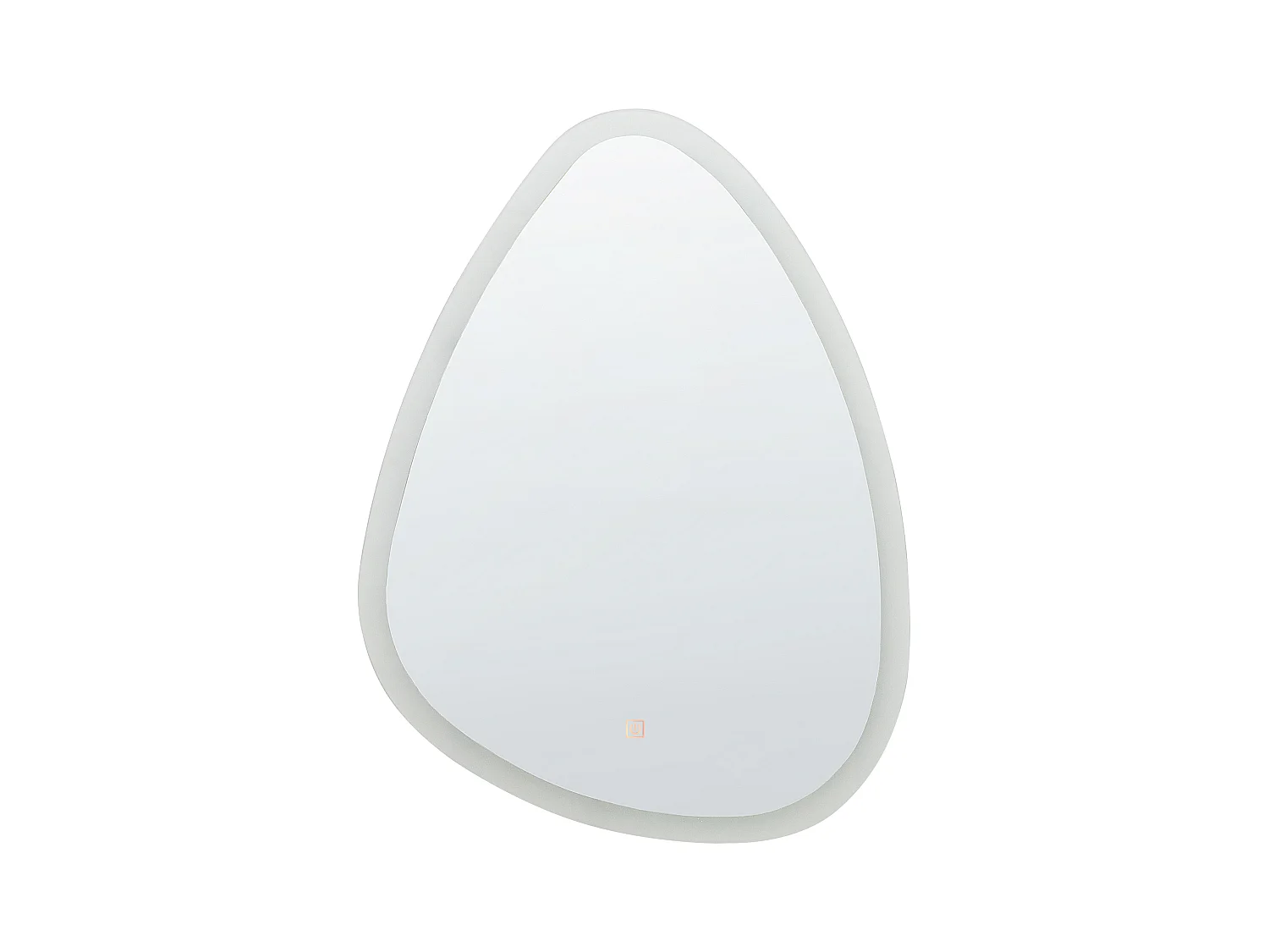 Espejo LED de baño BETHUNE 58 cm 78 cm Plateado