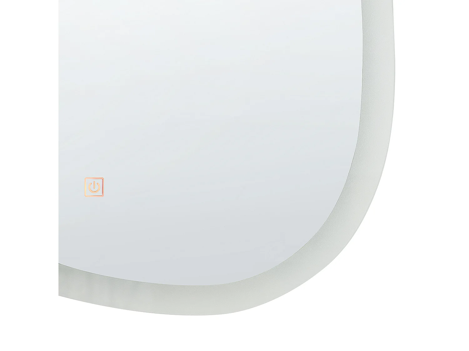 Miroir de salle de bain LED BETHUNE 58 cm 78 cm Argenté