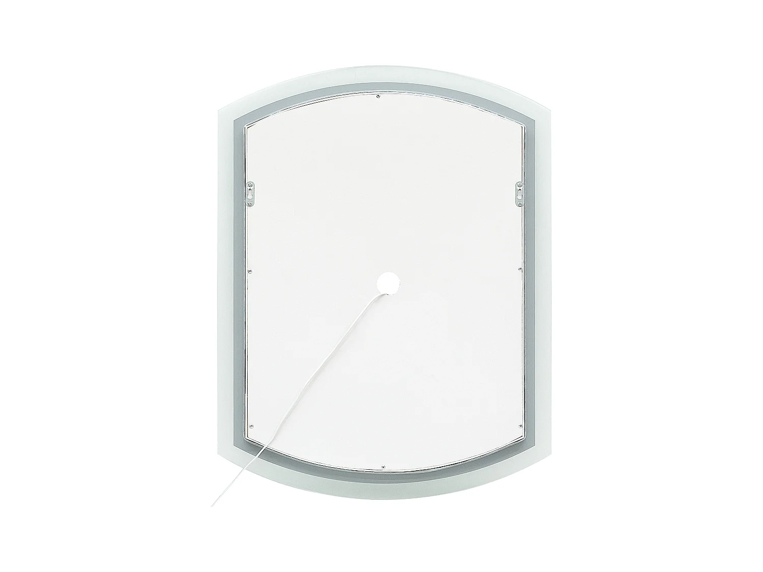 Lustro łazienkowe LED BEZIERS 60 cm 78 cm Srebrny