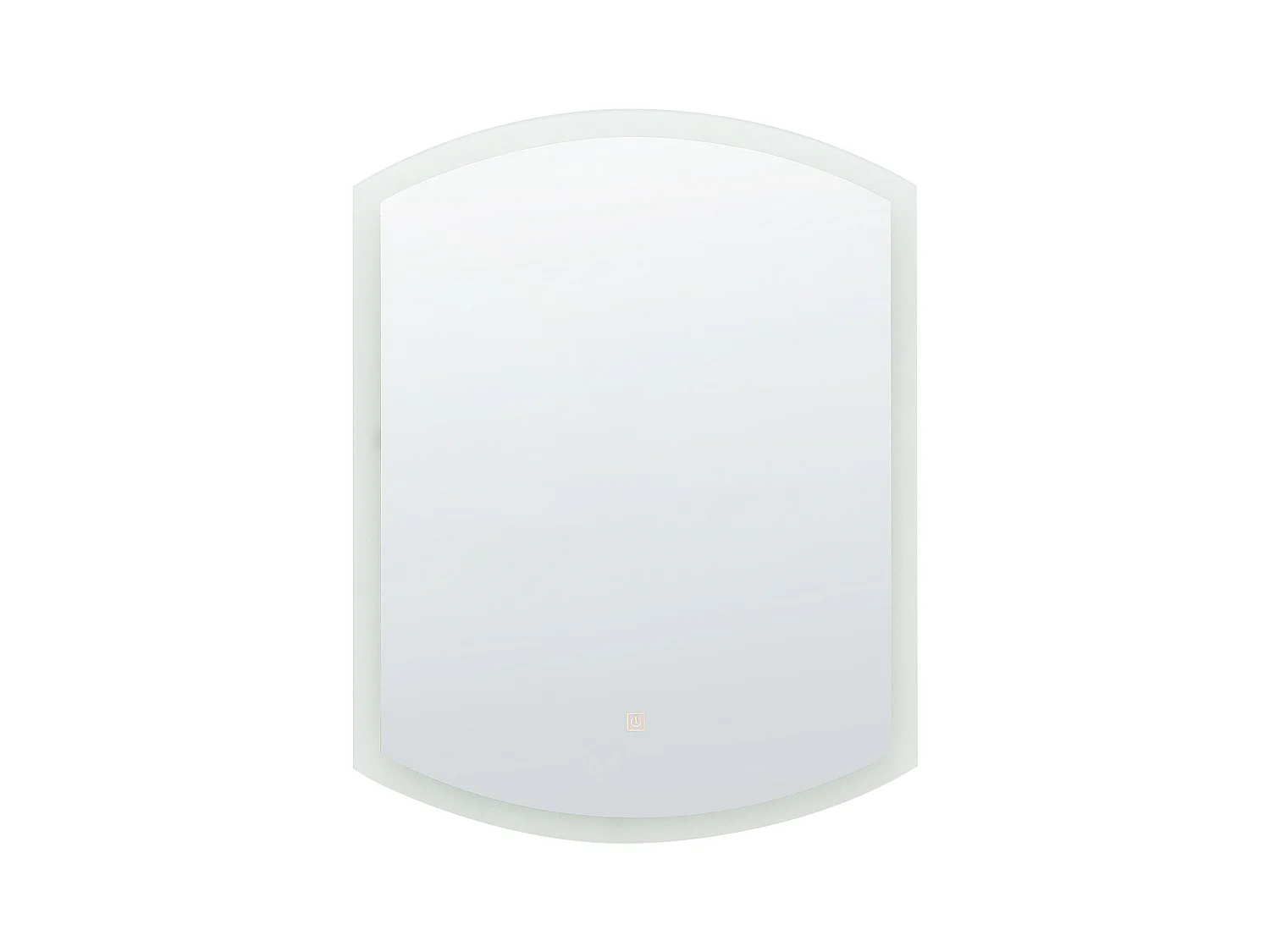 LED badkamerspiegel BEZIERS 60 cm 78 cm Zilver
