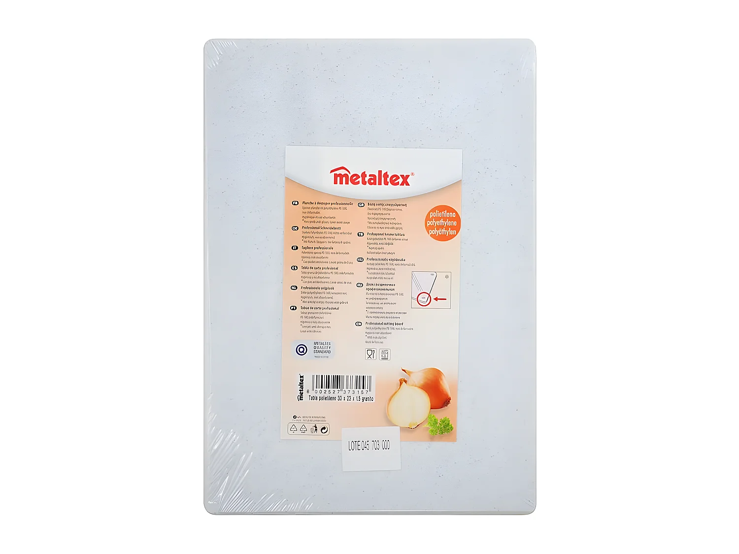 Mesa Profissional de Cozinha 33x23x1.5 em Polietileno Granito Cor AZUL - Pescado