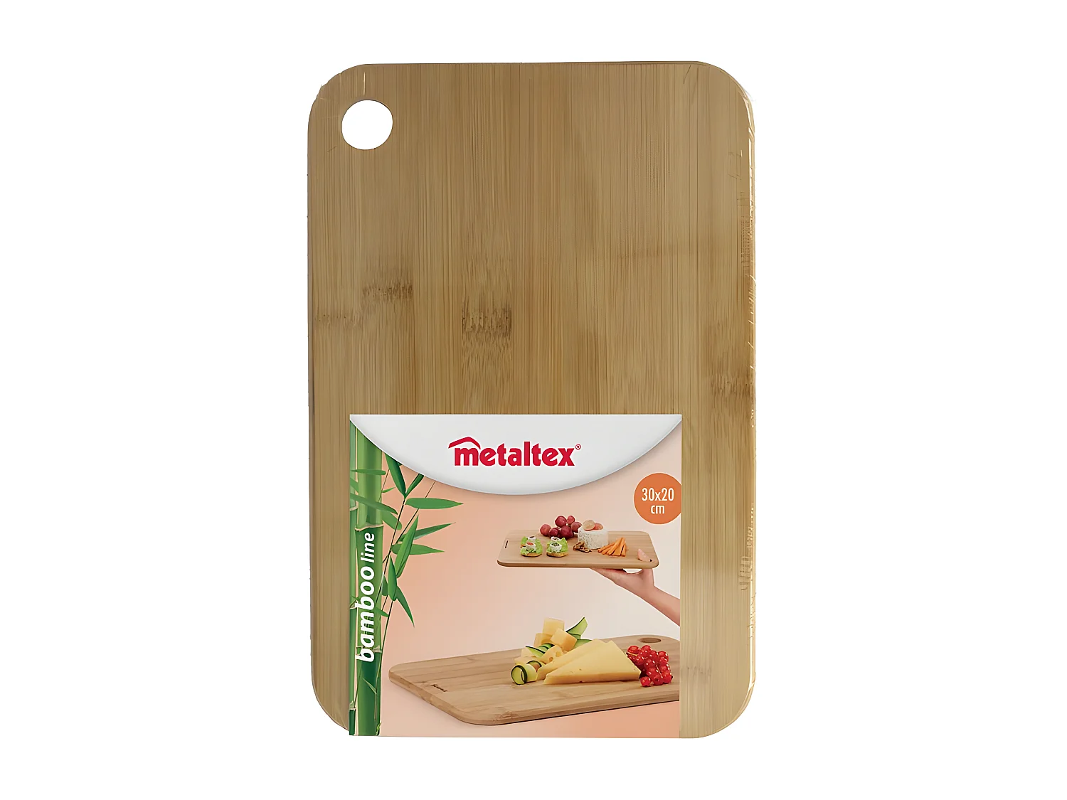 Küchentisch aus Bambus Metaltex 30x20 cm
