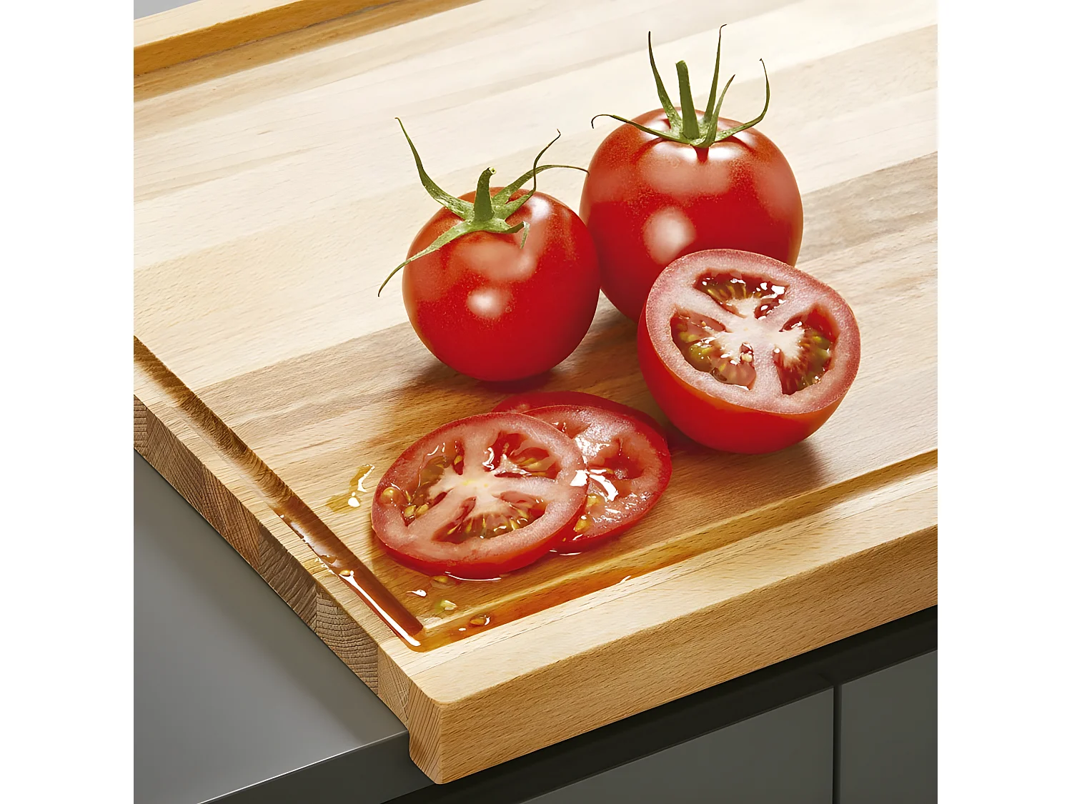 Tábua de Corte Reversível em Faia 55x35x2 cm - Metaltex