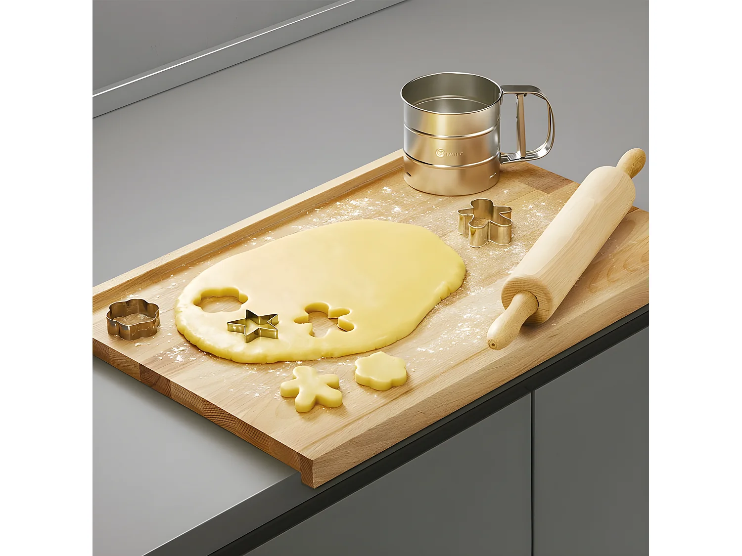 Tábua de Corte Reversível em Faia 55x35x2 cm - Metaltex