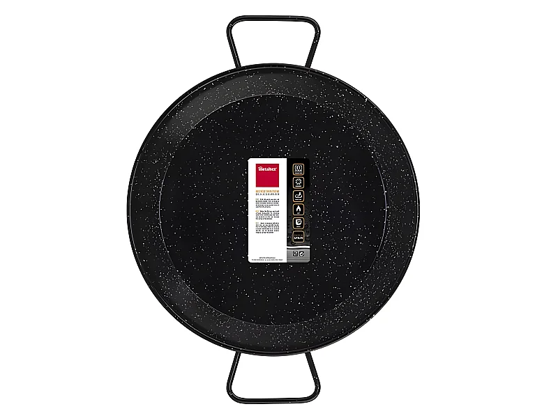 Metaltex Paellera Esmaltada INDUCCIÓN 38 cms 8 Raciones