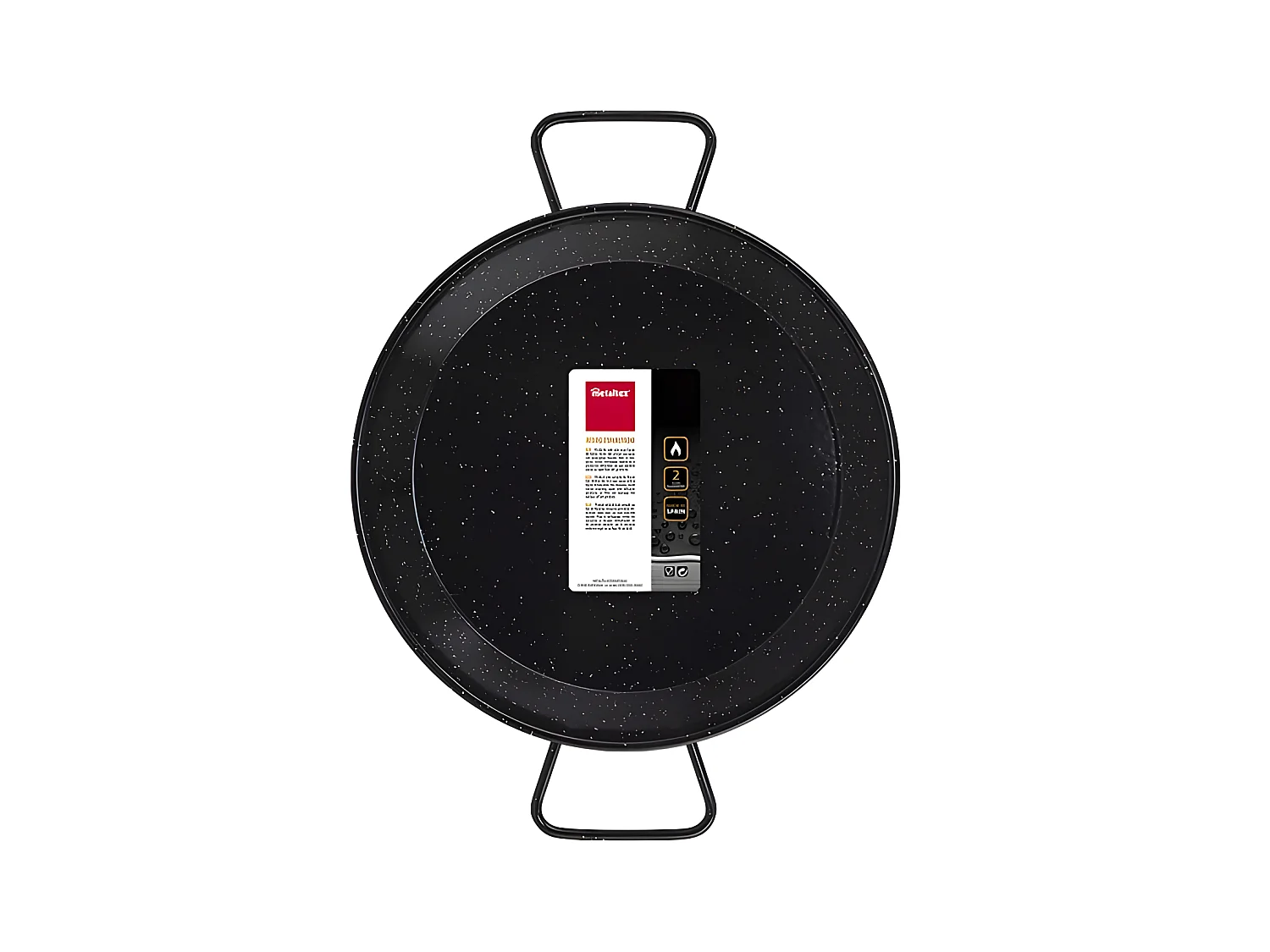 Metaltex Paellera Acero Esmaltado Vitrificado 26 cms 2 Raciones
