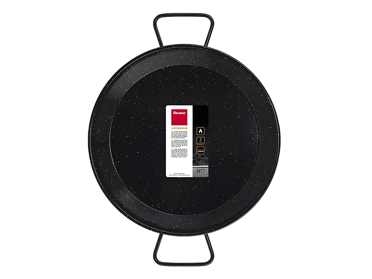 Metaltex Paellera Acero Esmaltado Vitrificado 34 cms 6 raciones