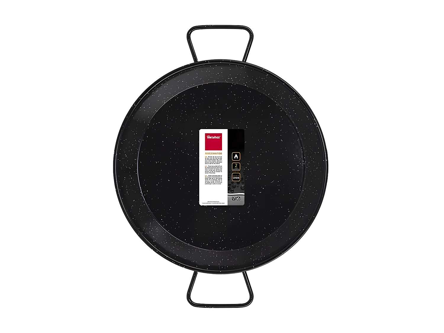 Metaltex Paellera Acero Esmaltado Vitrificado 38 cms 8 Raciones