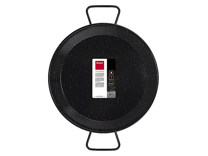 Metaltex Paellera Acero Esmaltado Vitrificado 38 cms 8 Raciones