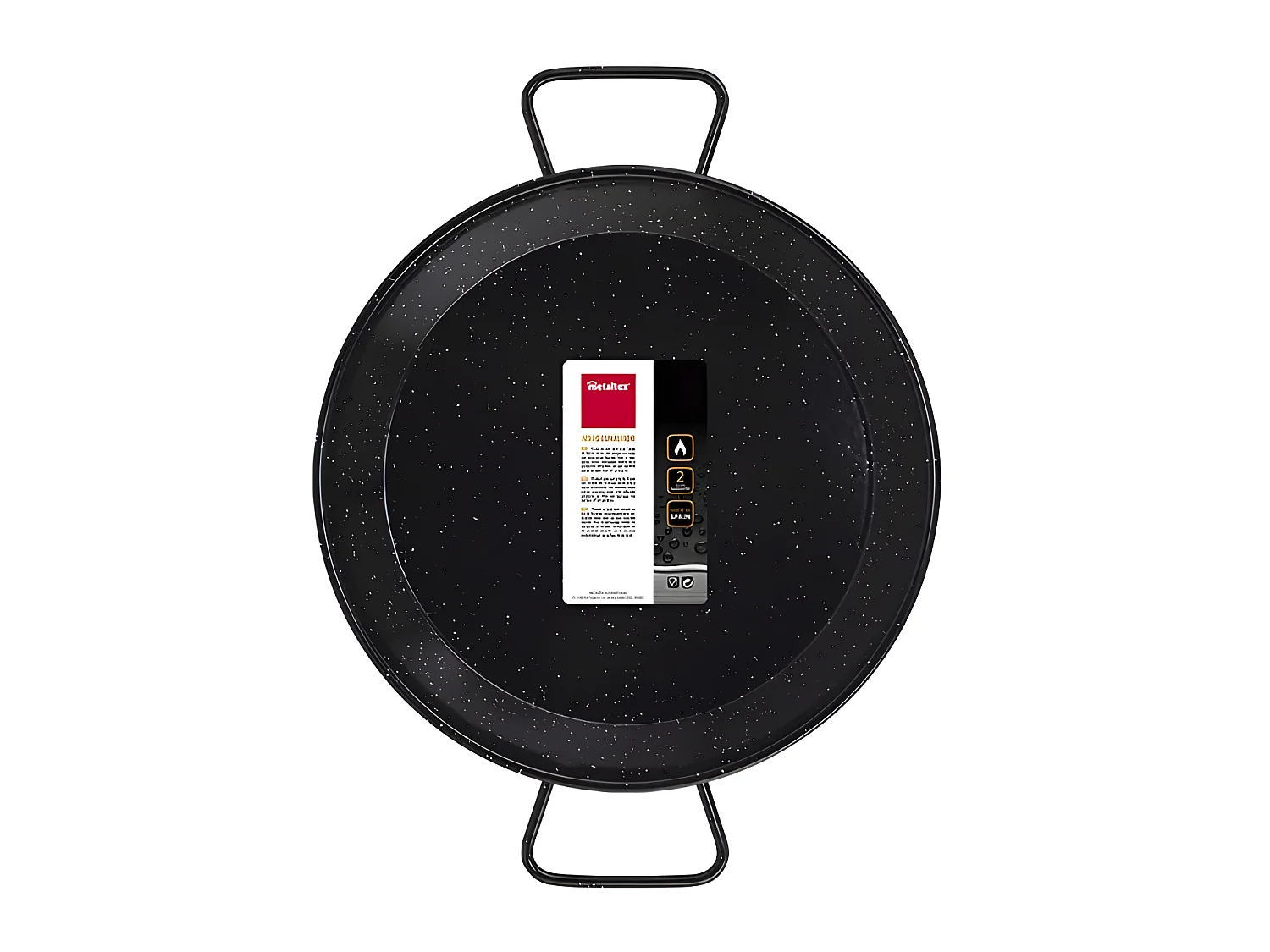 Metaltex Paellera Acero Esmaltado Vitrificado 30 cms 4 raciones