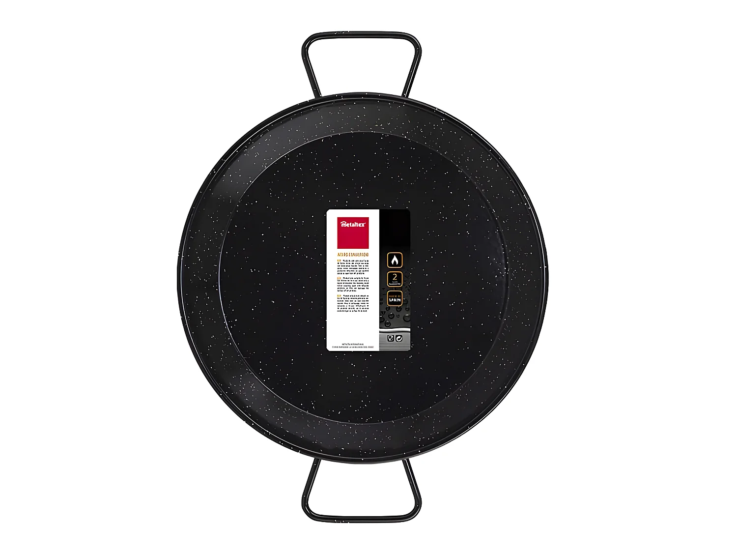 Metaltex Paellera Acero Esmaltado Vitrificado 32 cms 5 raciones