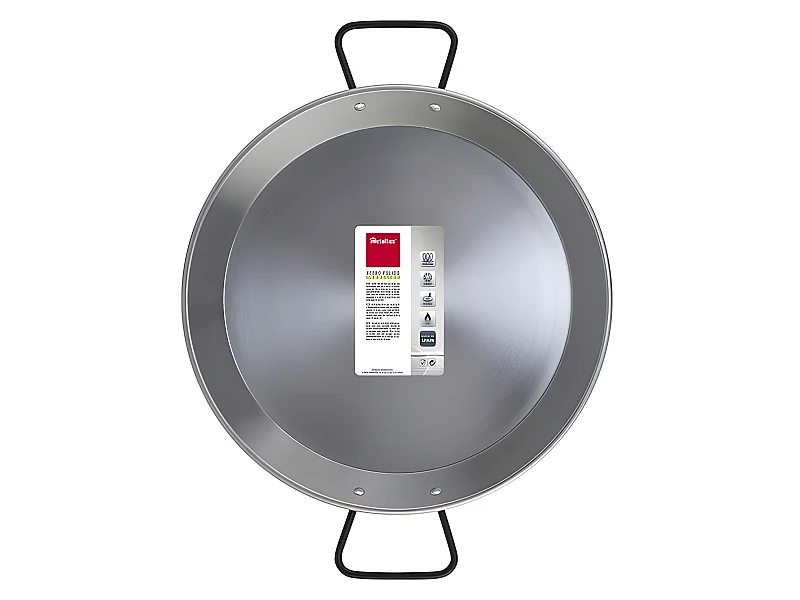Metaltex Paellera Acero Pulido Inducción 38 cms 8 Raciones