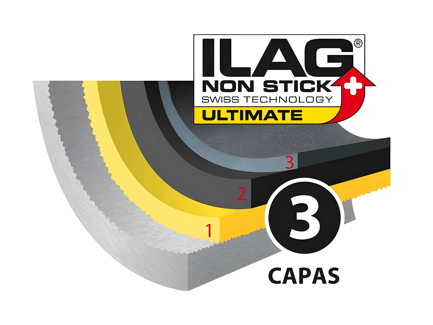 Metaltex Cacerola Baja Línea XPERT 26 cms 3,3l