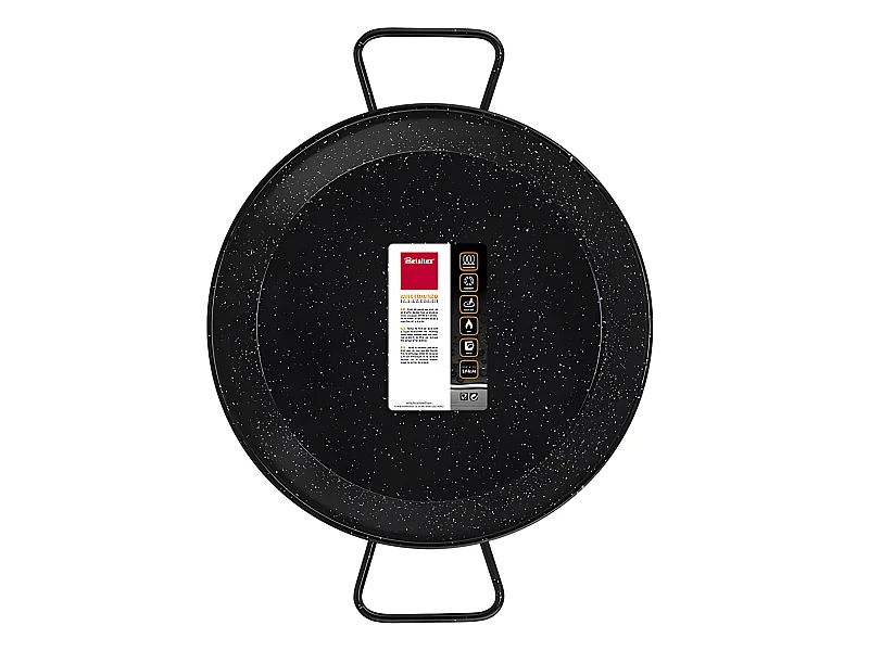 Metaltex Paellera Esmaltada INDUCCIÓN 34 cms 6 Raciones