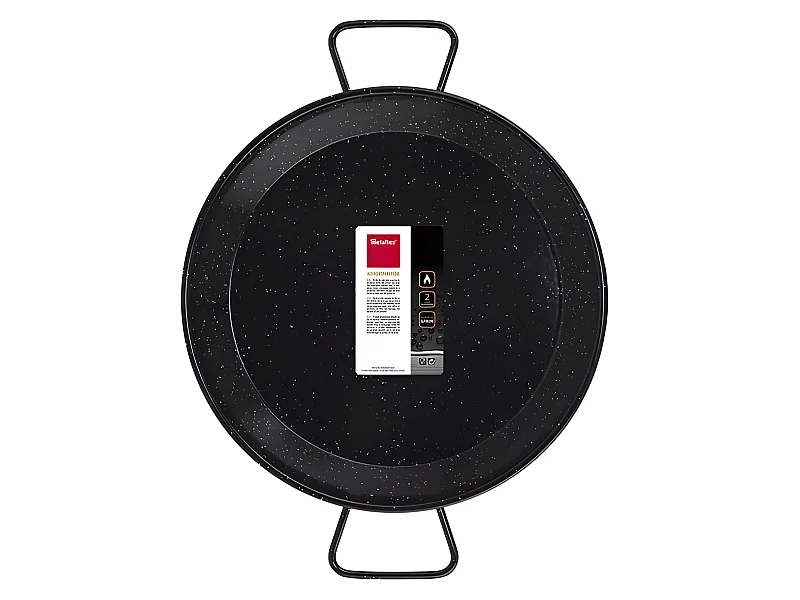 Metaltex Paellera Acero Esmaltado Vitrificado 40 cms 9 Raciones