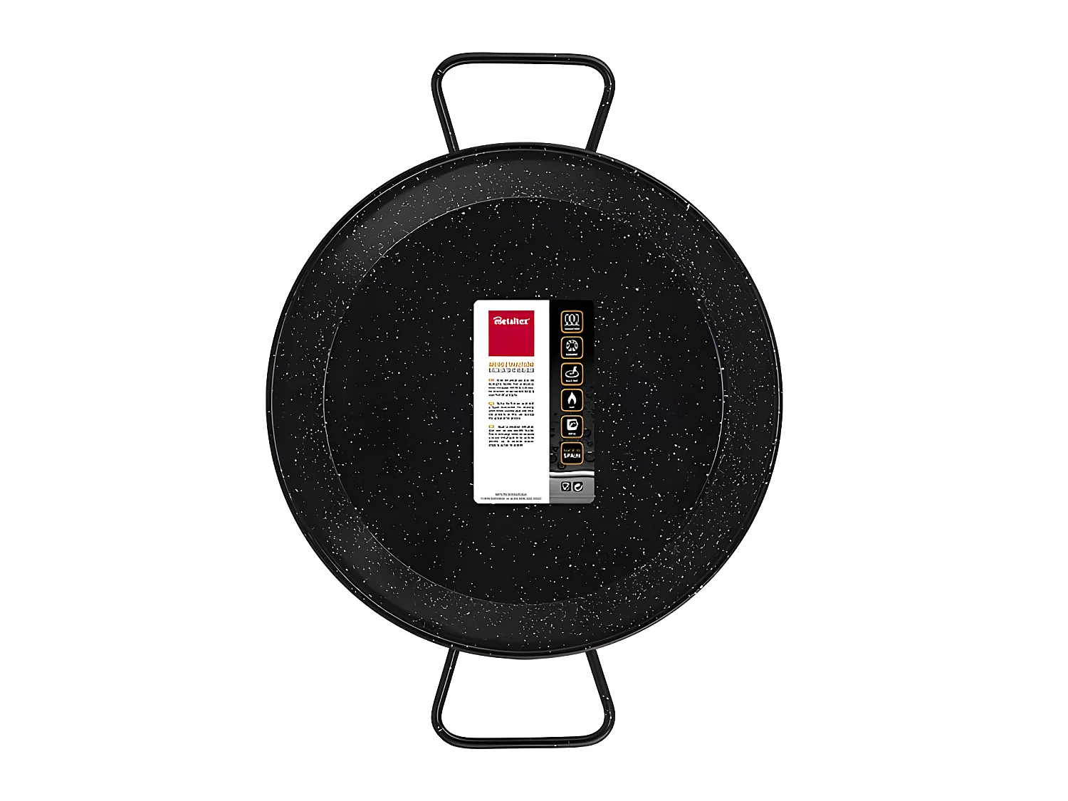 Metaltex Paellera Esmaltada INDUCCIÓN 30 cms 4 Raciones