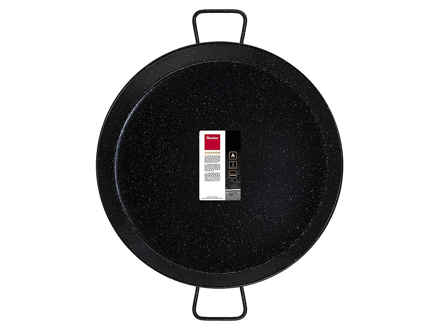 Metaltex Paellera Acero Esmaltado Vitrificado 60 cms 20 raciones