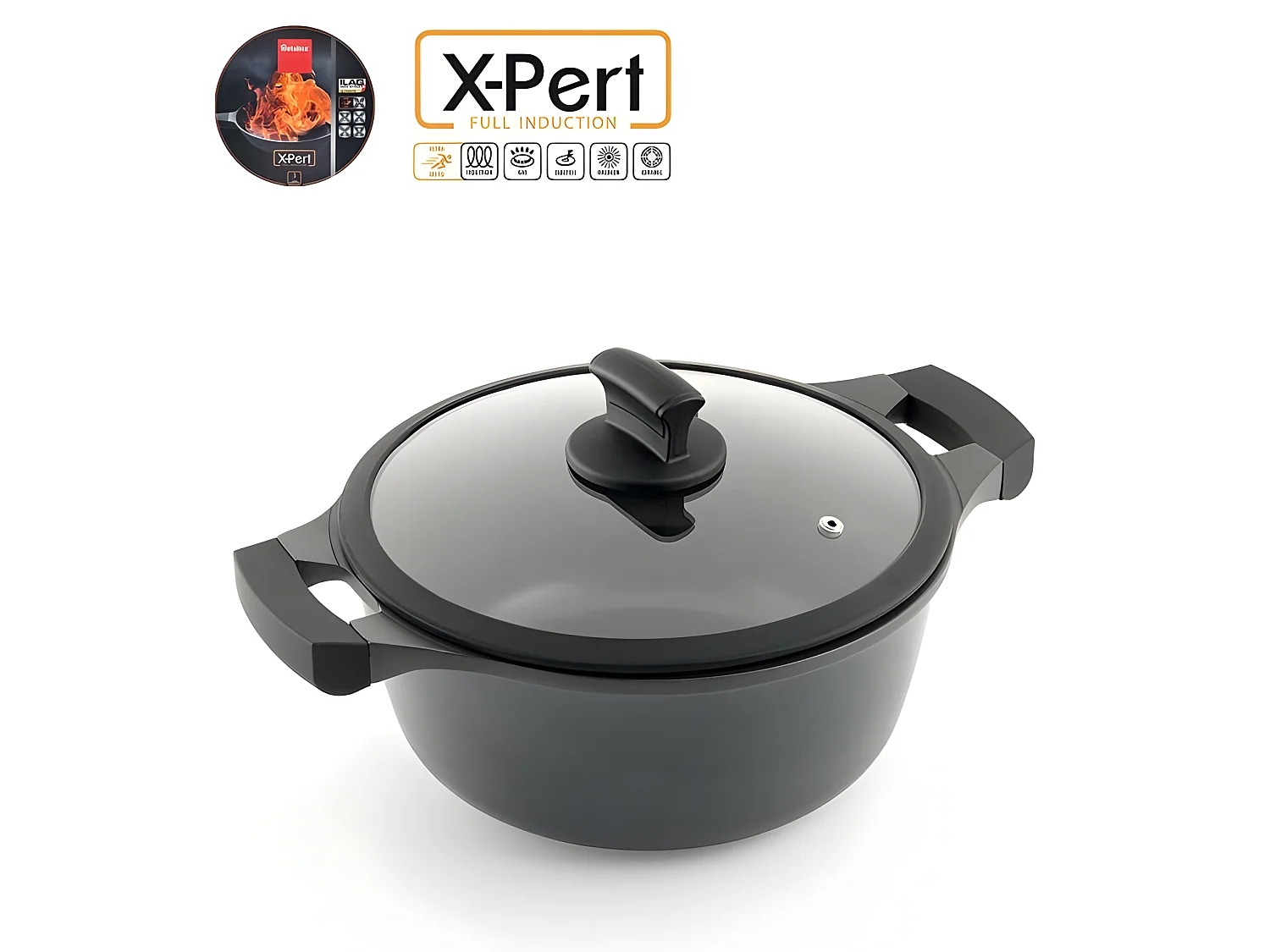 Metaltex Cacerola Alta Línea XPERT 26 cms 5,3l