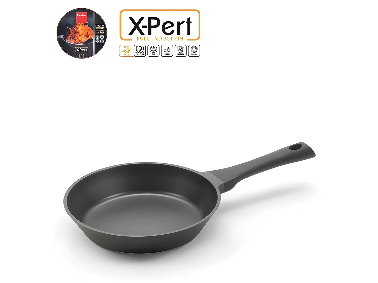 Metaltex Sartén Aluminio Fundido Línea XPERT 24 cms