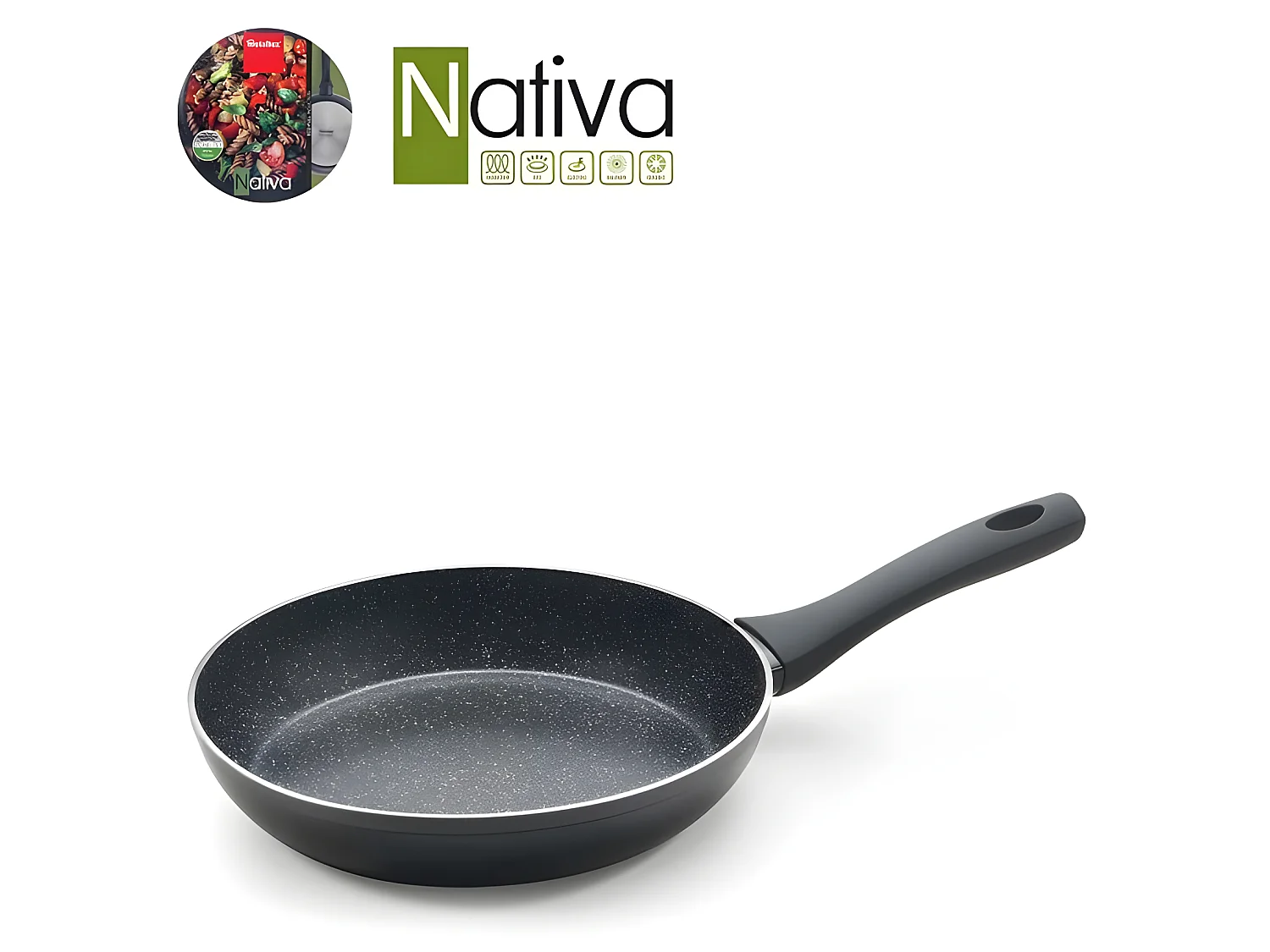 Metaltex Sartén Aluminio Forjado Línea NATIVA 24 cms