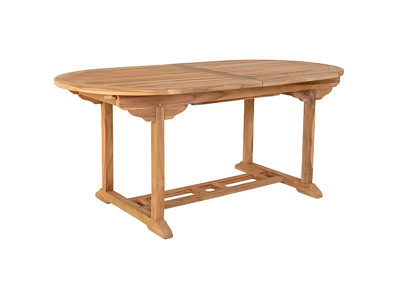 HORIZON - Table Allongeable 180-240cm en Teck