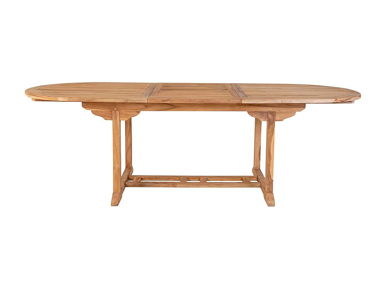 HORIZON - Table Allongeable 180-240cm en Teck