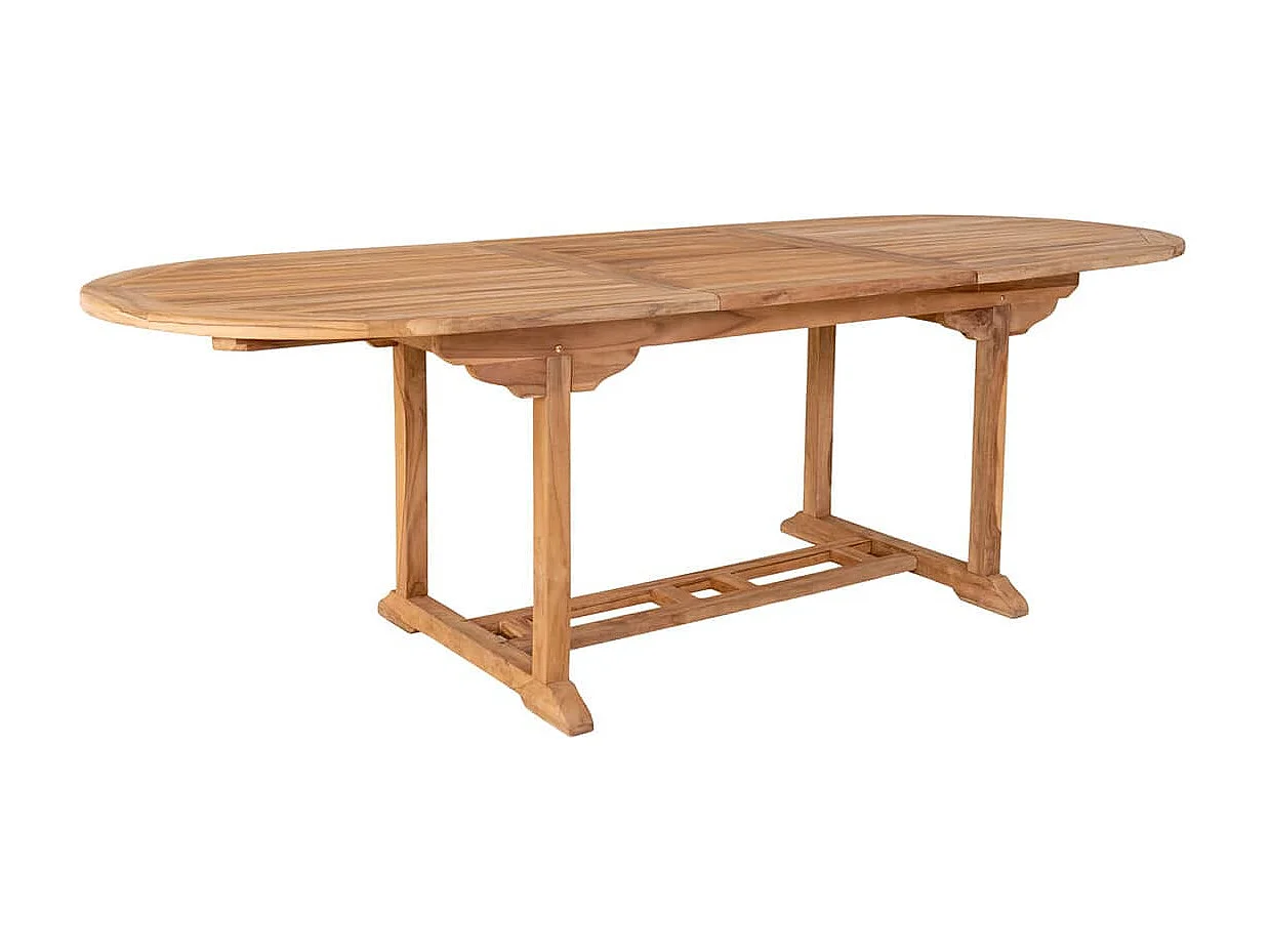 HORIZON - Table Allongeable 180-240cm en Teck
