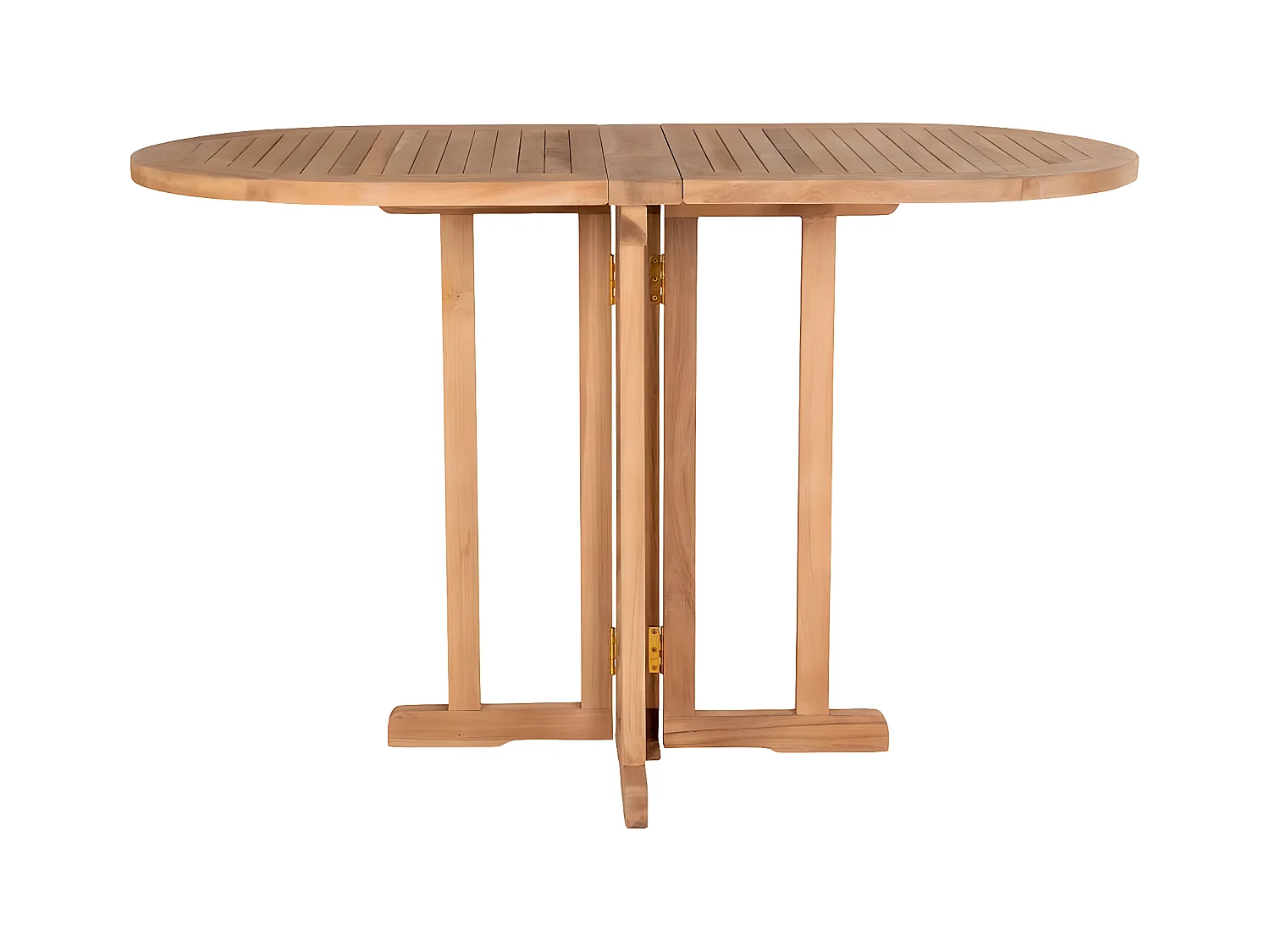 HORIZON - Table Repas 120cm Pliable en Teck