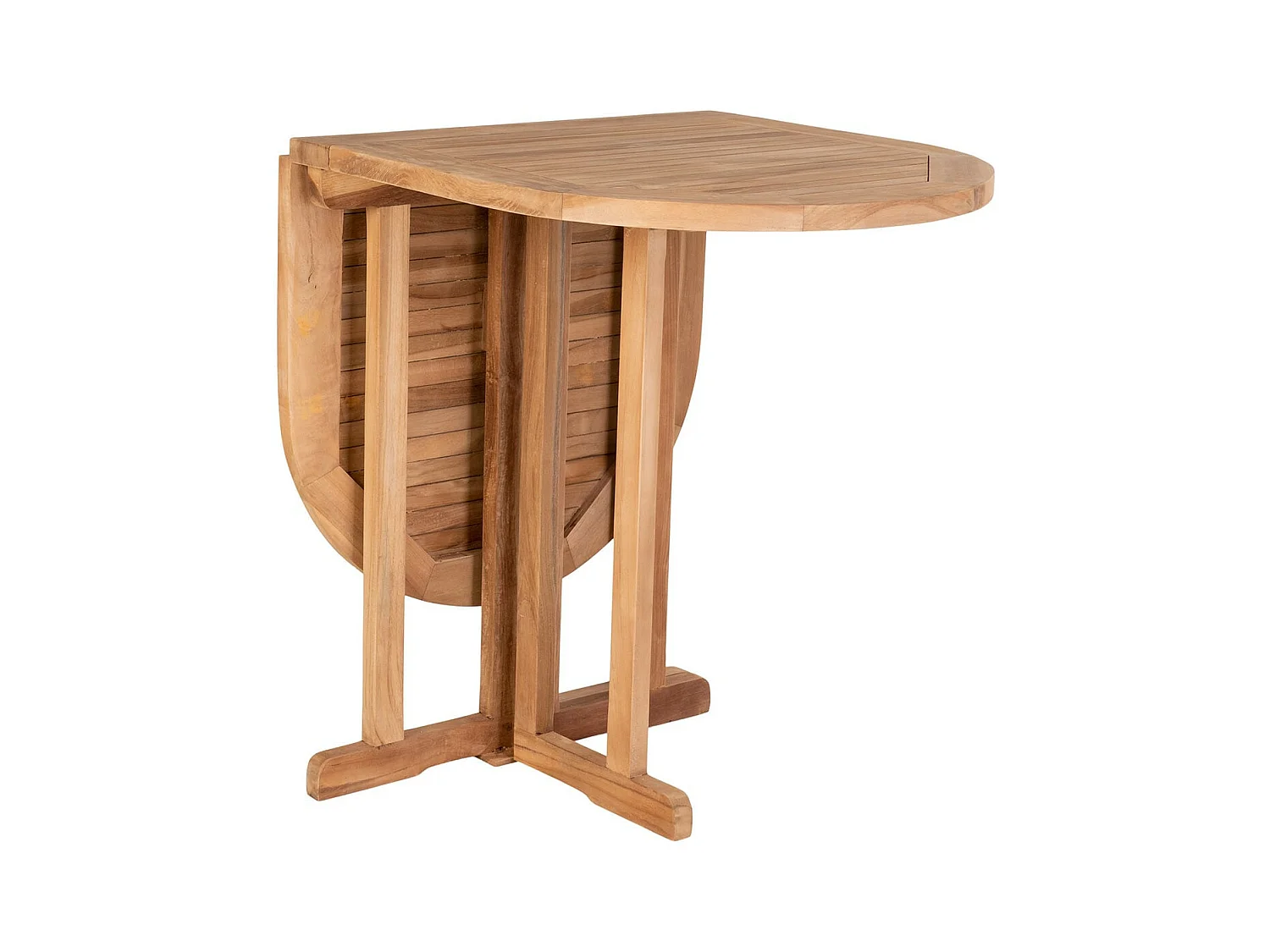 HORIZON - Table Repas 120cm Pliable en Teck