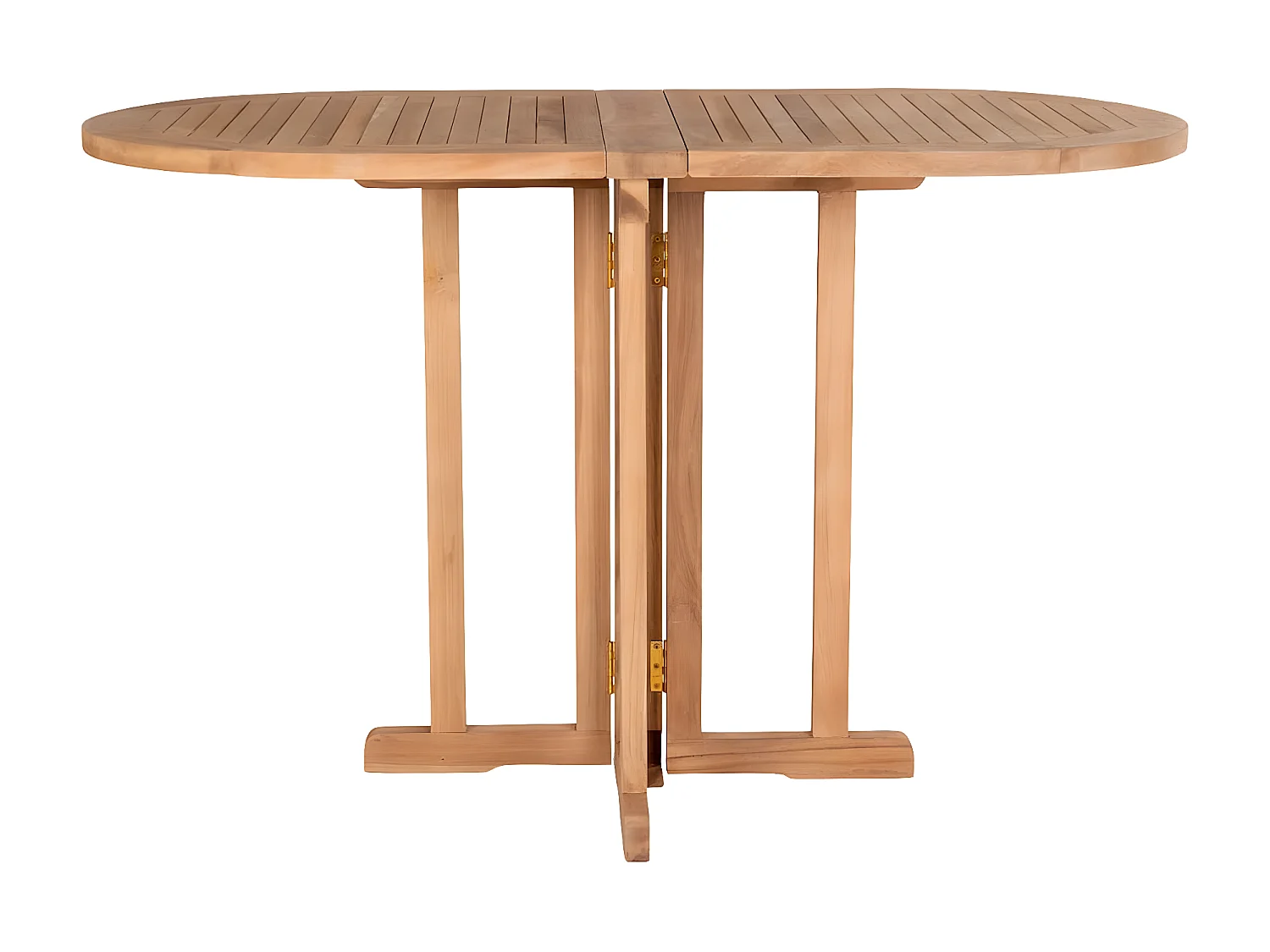 HORIZON - Table Repas 120cm Pliable en Teck