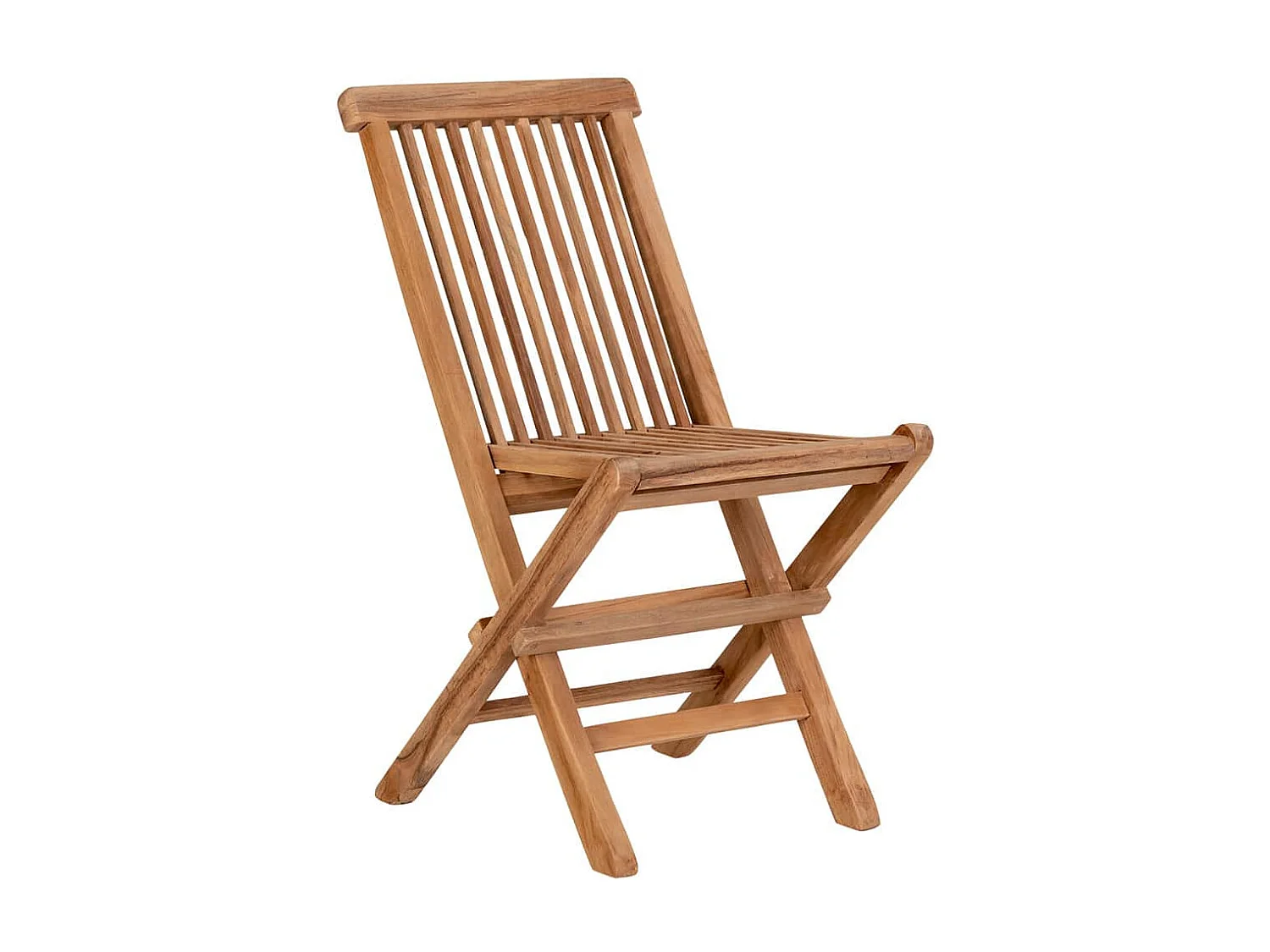 JOVAK - Lot de 2 Chaises de Jardin pour Enfant en Teck