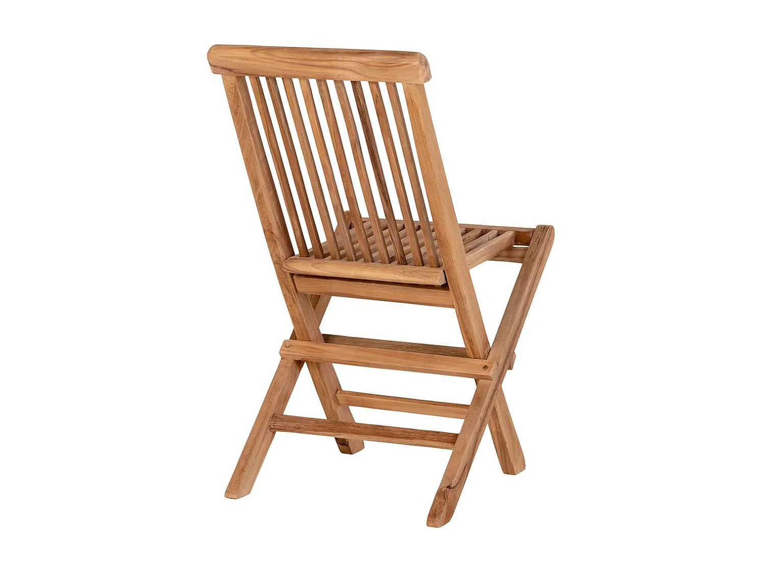 JOVAK - Lot de 2 Chaises de Jardin pour Enfant en Teck