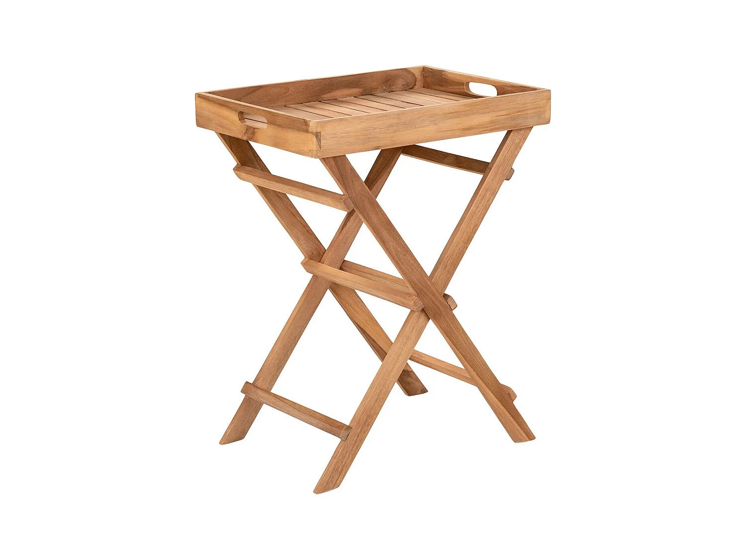 HORIZON - Table Basse d'Appoint H.49,5cm en Teck