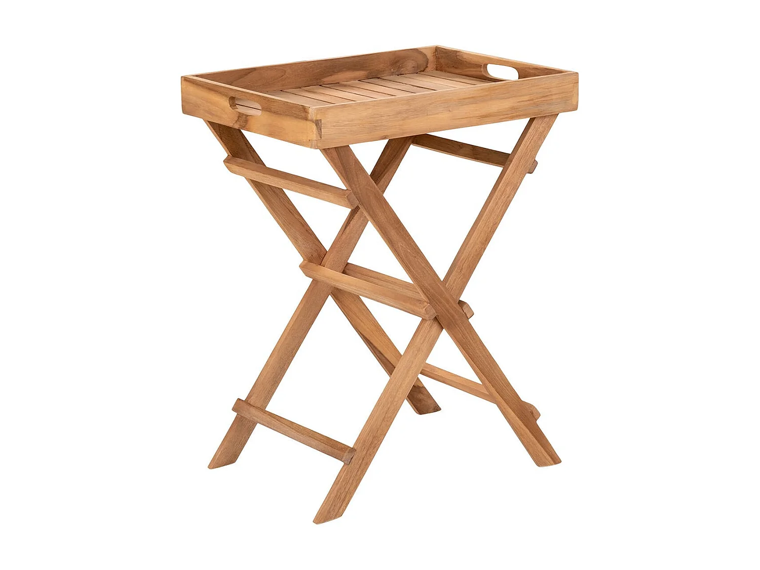 HORIZON - Table Basse d'Appoint H.49,5cm en Teck