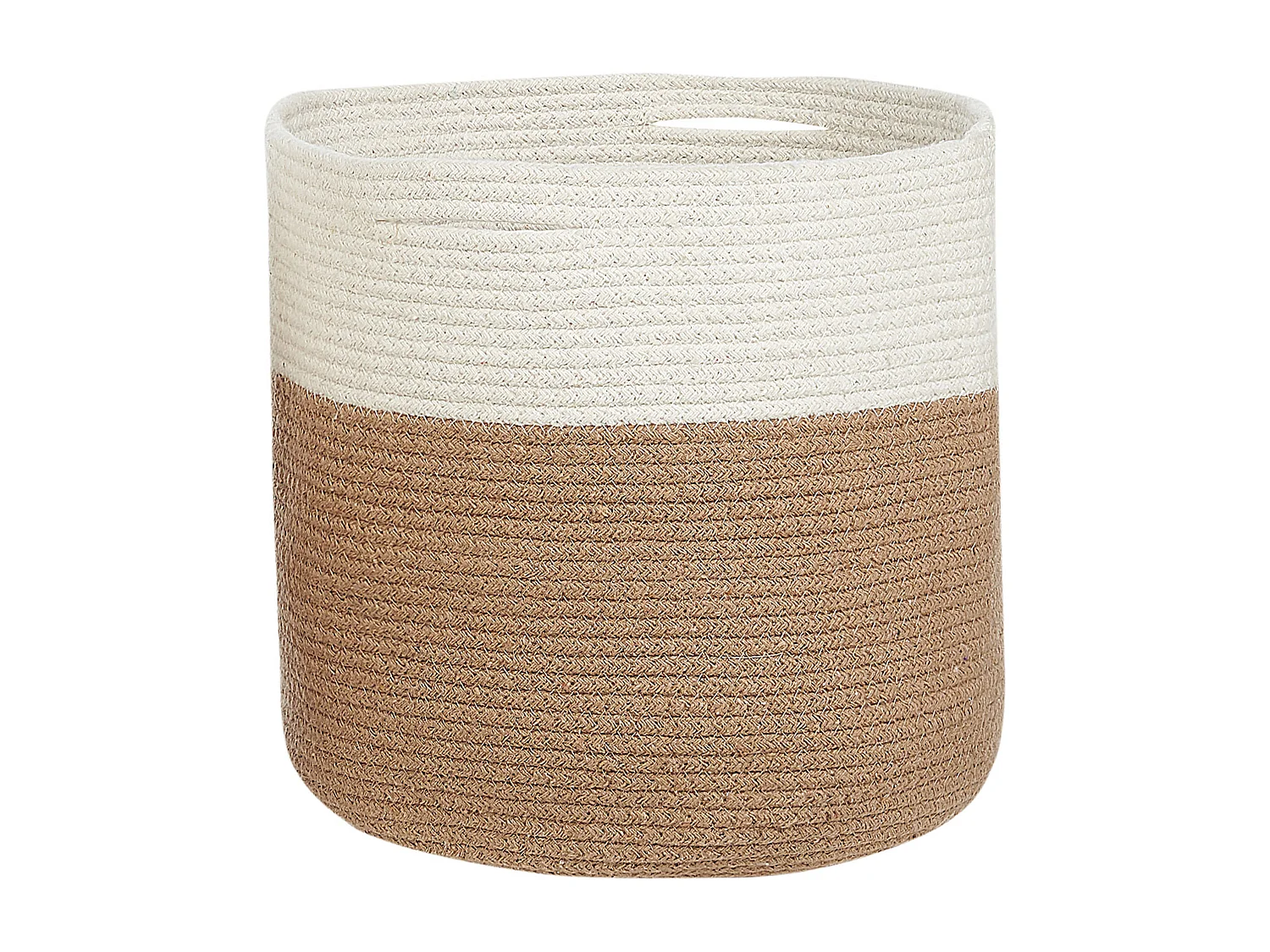 Set di 2 cestini ARDESEN Cotone Naturale