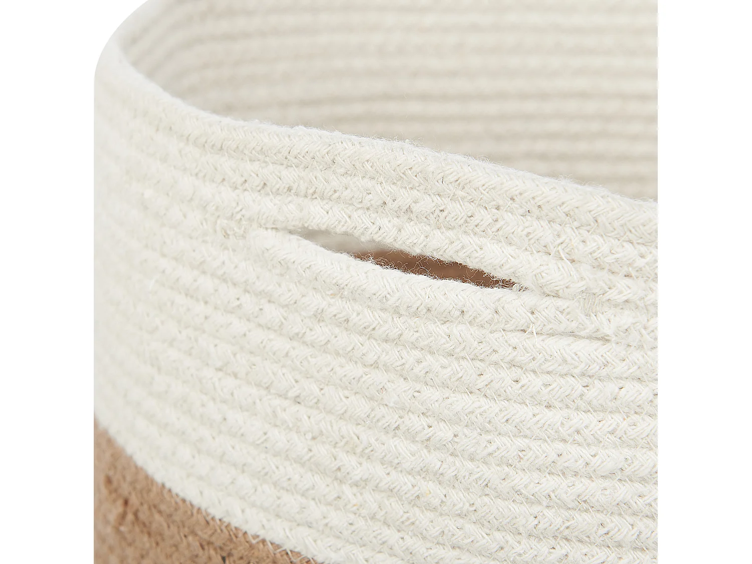 Set of 2 Baskets ARDESEN Cotton Natural