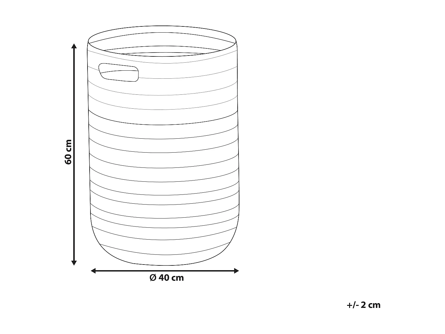 Panier ARDESEN Coton Naturel
