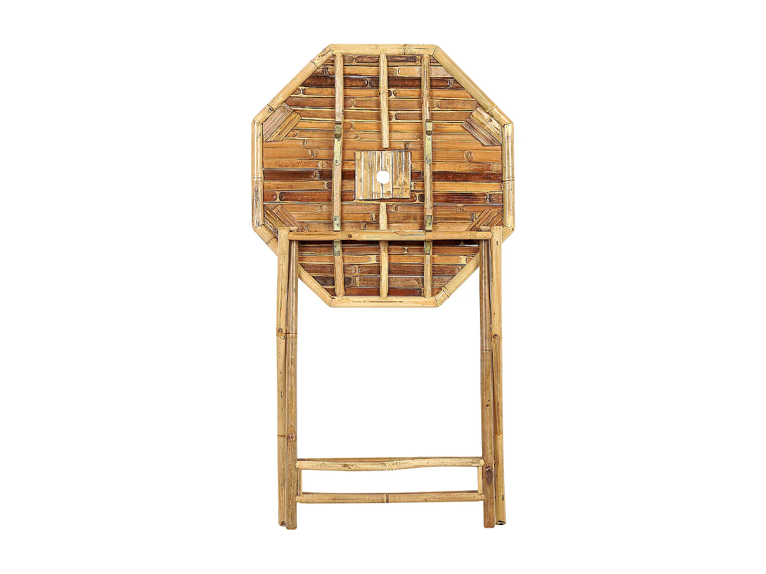 Mesa bistrô MOLISE 85 cm 85 cm Madeira de bambu Castanho claro