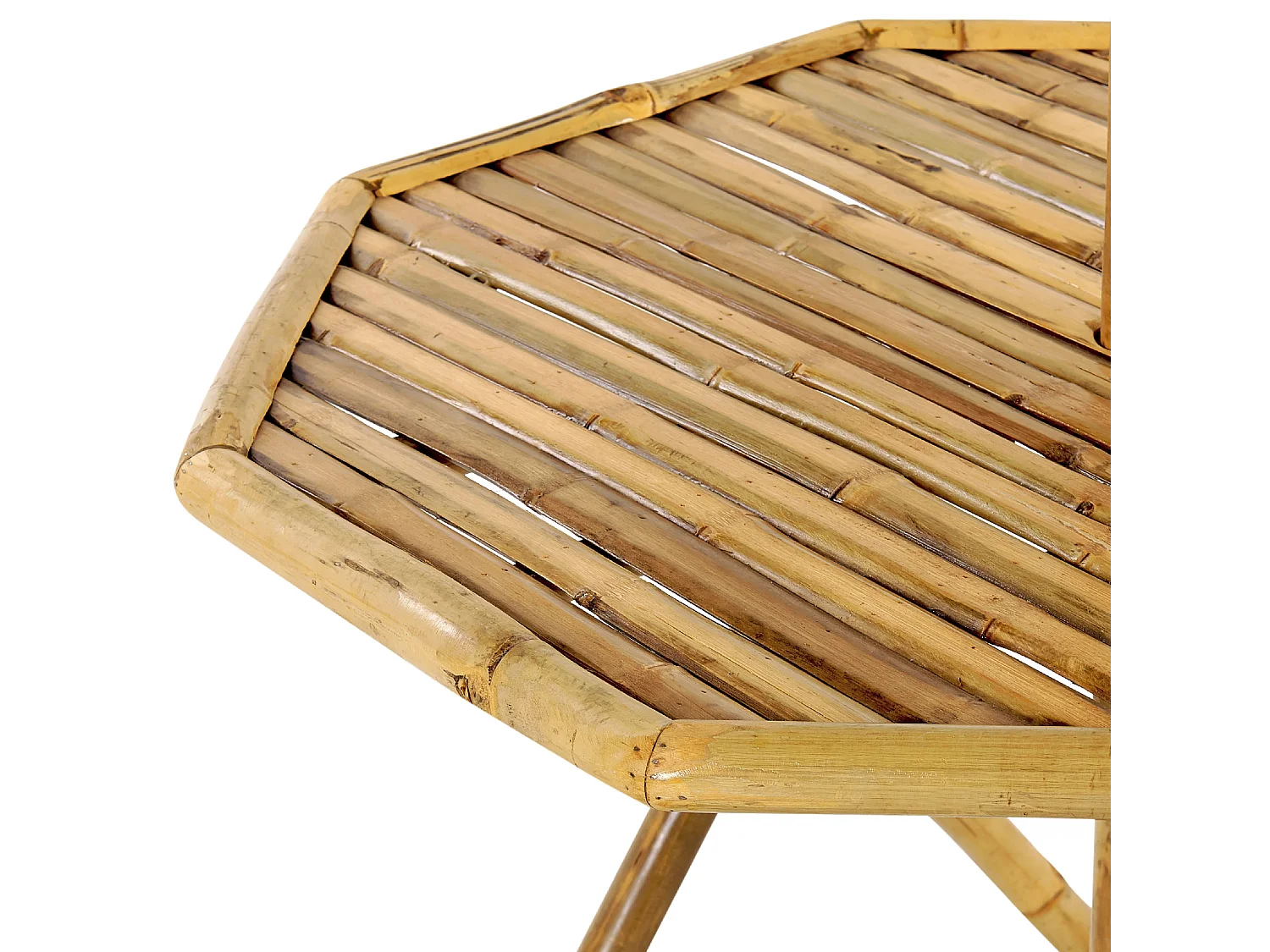 Mesa bistrô MOLISE 85 cm 85 cm Madeira de bambu Castanho claro