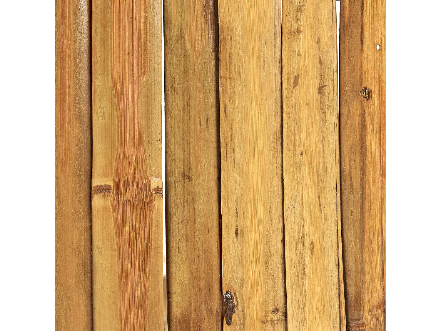 Table bistrot MOLISE 85 cm 85 cm Bambou Marron clair